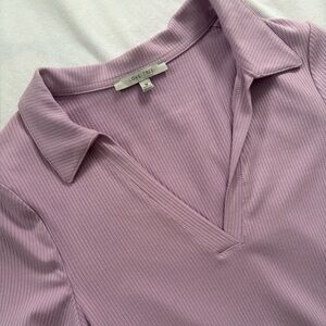 Love Tree Women's Lavender Ribbed Dress